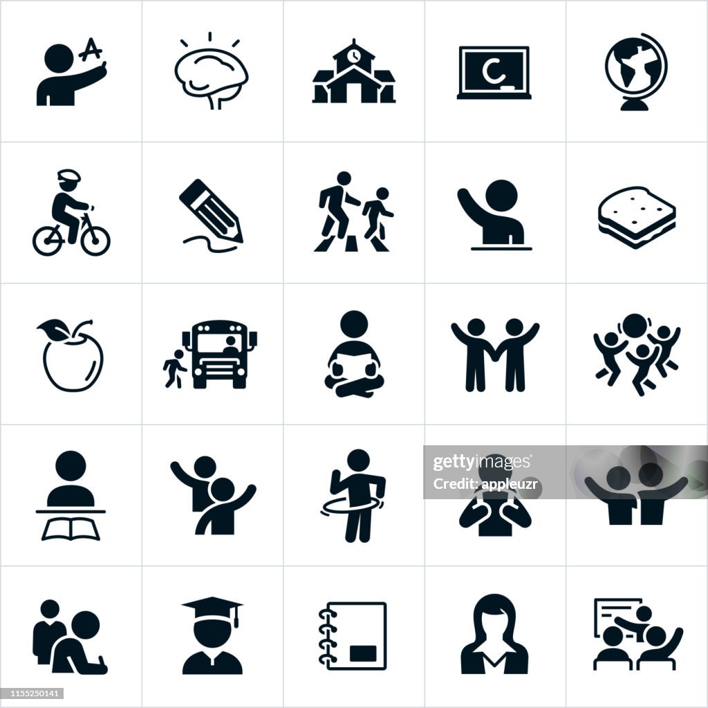 Elementary School Icons