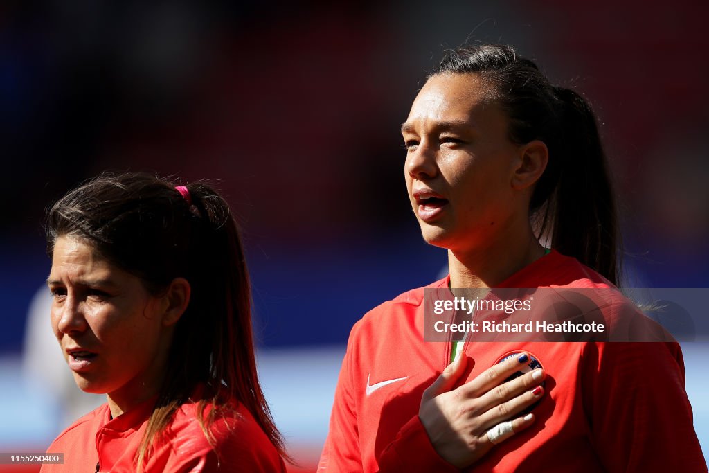 Chile v Sweden: Group F - 2019 FIFA Women's World Cup France
