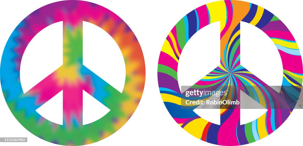 Psychedelic Peace Signs