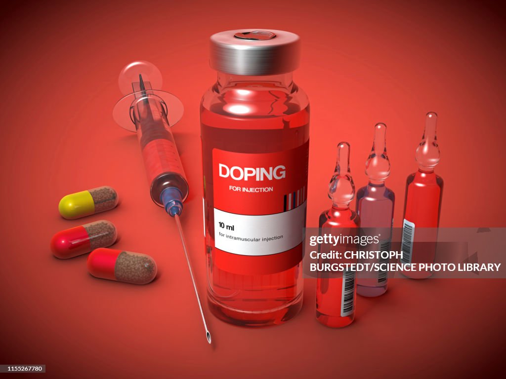 Doping, conceptual illustration