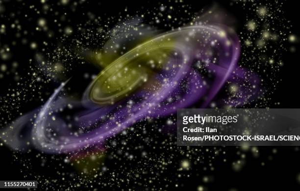 deep space, illustration - alien planet space stock illustrations