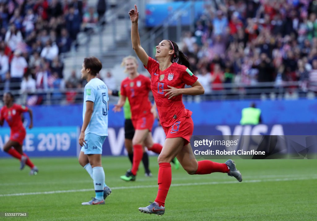 USA v Thailand: Group F - 2019 FIFA Women's World Cup France