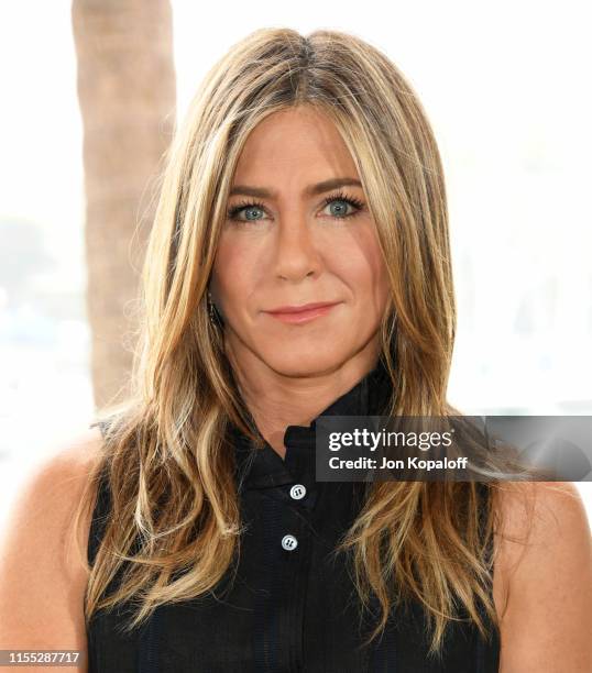 Jennifer Aniston attends the Photocall Of Netflix's "Murder Mystery" at Ritz Carlton Marina Del Rey on June 11, 2019 in Marina del Rey, California.