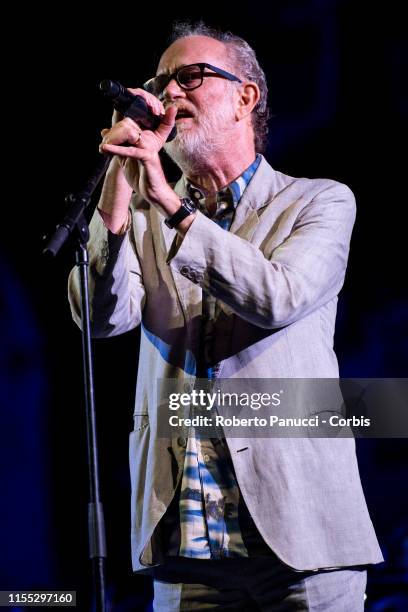 Francesco De Gregori performs at Terme di Caracalla on June 11, 2019 in Rome, Italy.