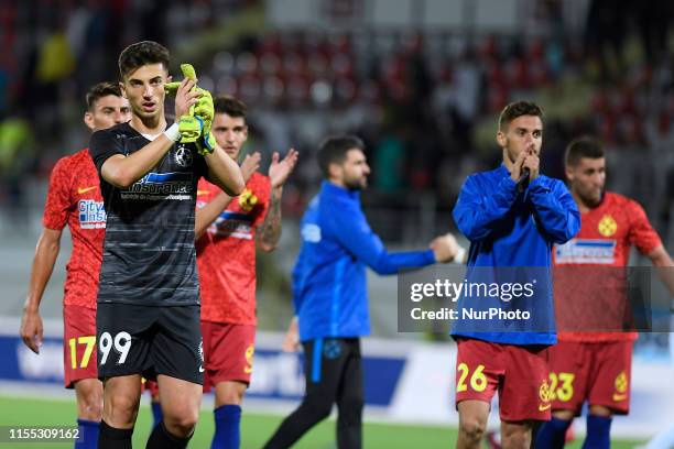 S Daniel Vlad reacts during the game during the match between FCSB v FC Milsami Orhei, UEFA Europa League 2019/2020, First Qualifying Round, at Marin...