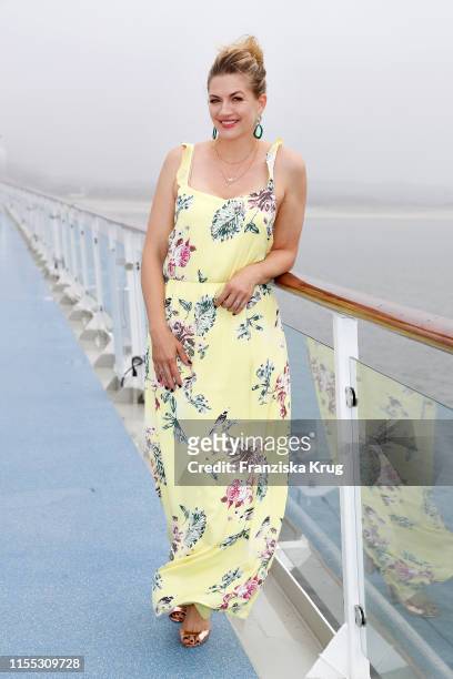Nina Bott during the MS Europa meets Sansibar cruise on July 12, 2019 in Sylt, Germany.
