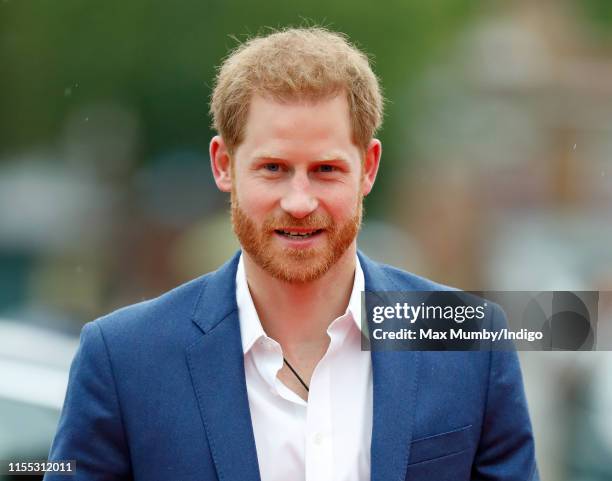 Prince Harry, Duke of Sussex attends the Sentebale Audi Concert at Hampton Court Palace on June 11, 2019 in London, England. The charity Sentebale...