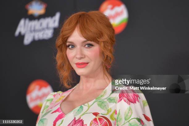 Christina Hendricks attends the premiere of Disney and Pixar's "Toy Story 4" on June 11, 2019 in Los Angeles, California.