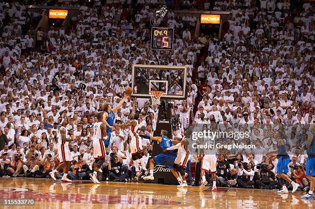Finals: Dallas Mavericks Dirk Nowitzki in action vs Miami Heat at American Airlines Arena. Game 2. Miami, FL 6/2/2011 CREDIT: Greg Nelson