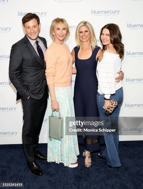Barry Beck, Trudie Styler, Marla Beck, and Trish McEvoy attend the Bluemercury 20th Anniversary Event on June 11, 2019 in New York City.