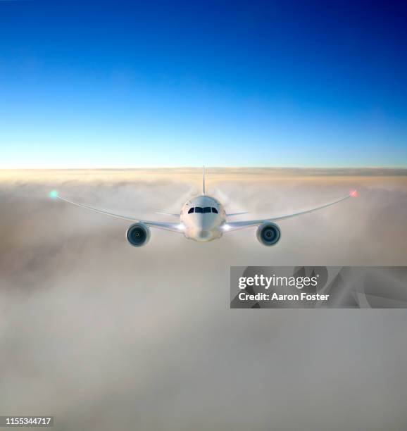 gerneric aircraft in flight - aircraft planes aaron foster stock pictures, royalty-free photos & images