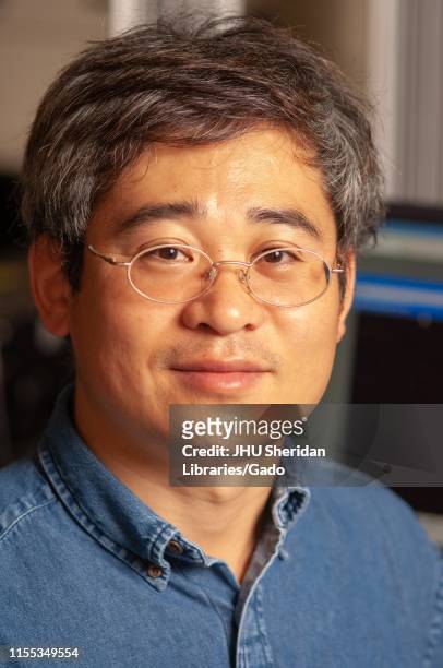 Close-up of Sung Hoon Kang, Assistant Professor in the Department of Mechanical Engineering at the Johns Hopkins University, Baltimore, Maryland,...