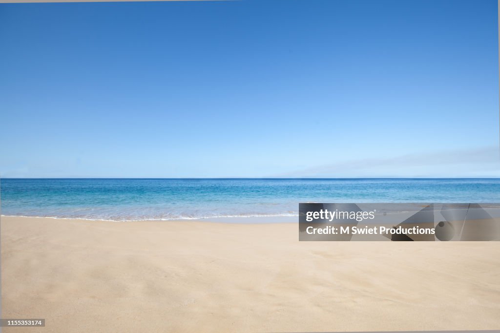 Beach sand and sea