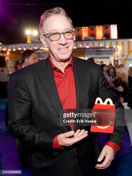 Tim Allen is seen as McDonald's treats guests to Happy Meals at the "Toy Story 4" Premiere After Party at El Capitan Theatre on June 11, 2019 in Los...