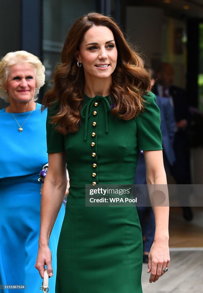 Catherine, Duchess of Cambridge Attends Women's Final Day At Wimbledon