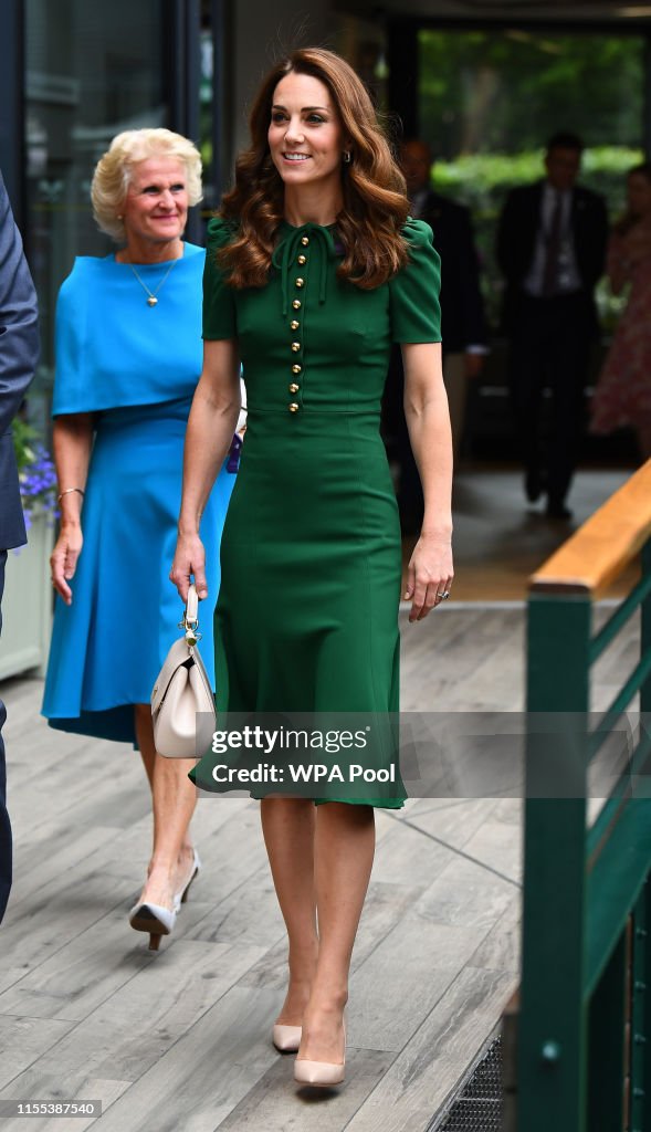 Catherine, Duchess of Cambridge Attends Women's Final Day At Wimbledon