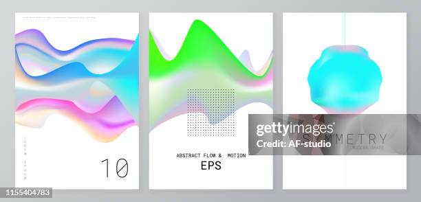 abstract background with vibrant gradient - weird collection stock illustrations
