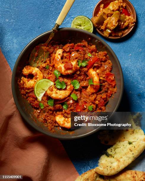prawn bhuna - curry powder stock pictures, royalty-free photos & images