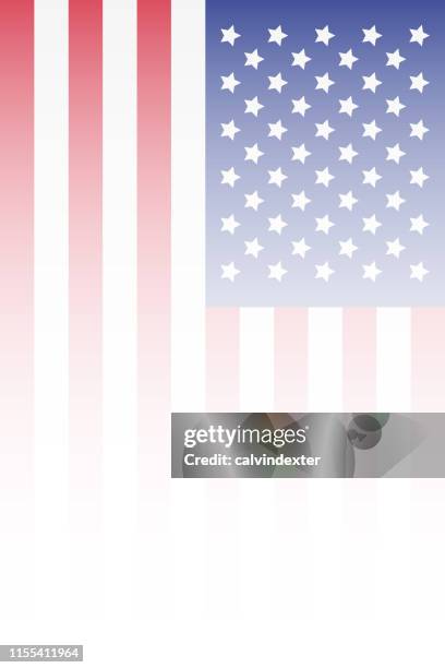 united states of america flag 4th of july design - vertical flag stock illustrations