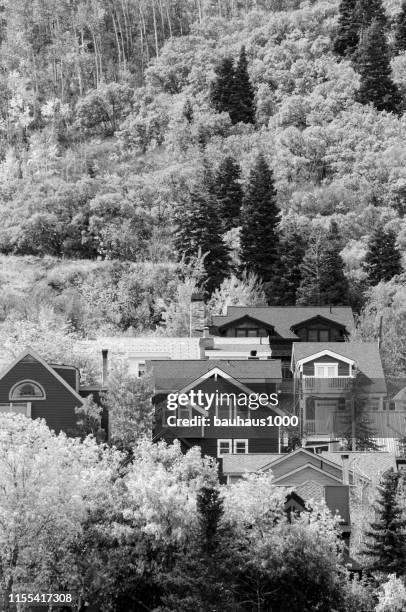 park city, utah - park city utah night stock pictures, royalty-free photos & images