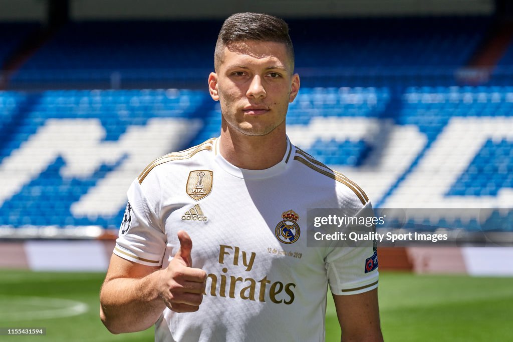 Real Madrid Unveil New Signing Luka Jovic