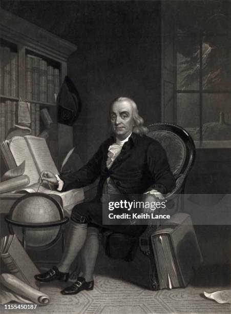 stockillustraties, clipart, cartoons en iconen met portret van benjamin franklin - ben franklin portrait