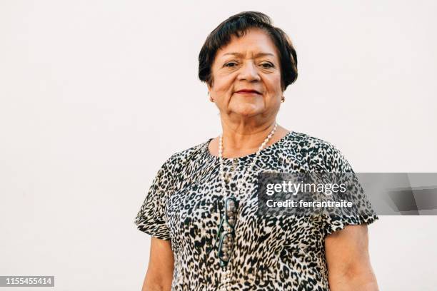 Retrato de una mujer mayor mexicana