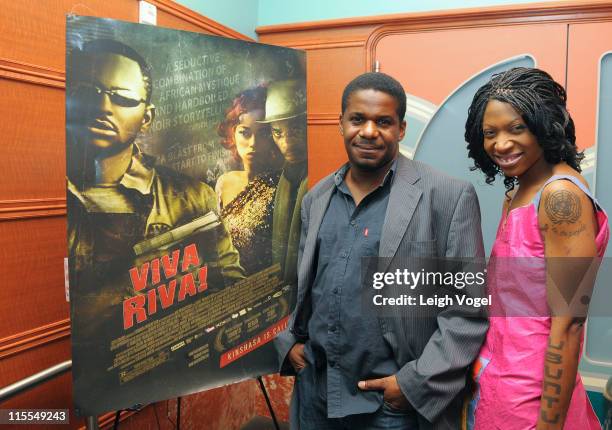 Founder of New African Empower Suzanne Africa Engo attends a screening of MTV Movie Award Winner for African Movie VIVA RIVA! with Director Djo Munga...