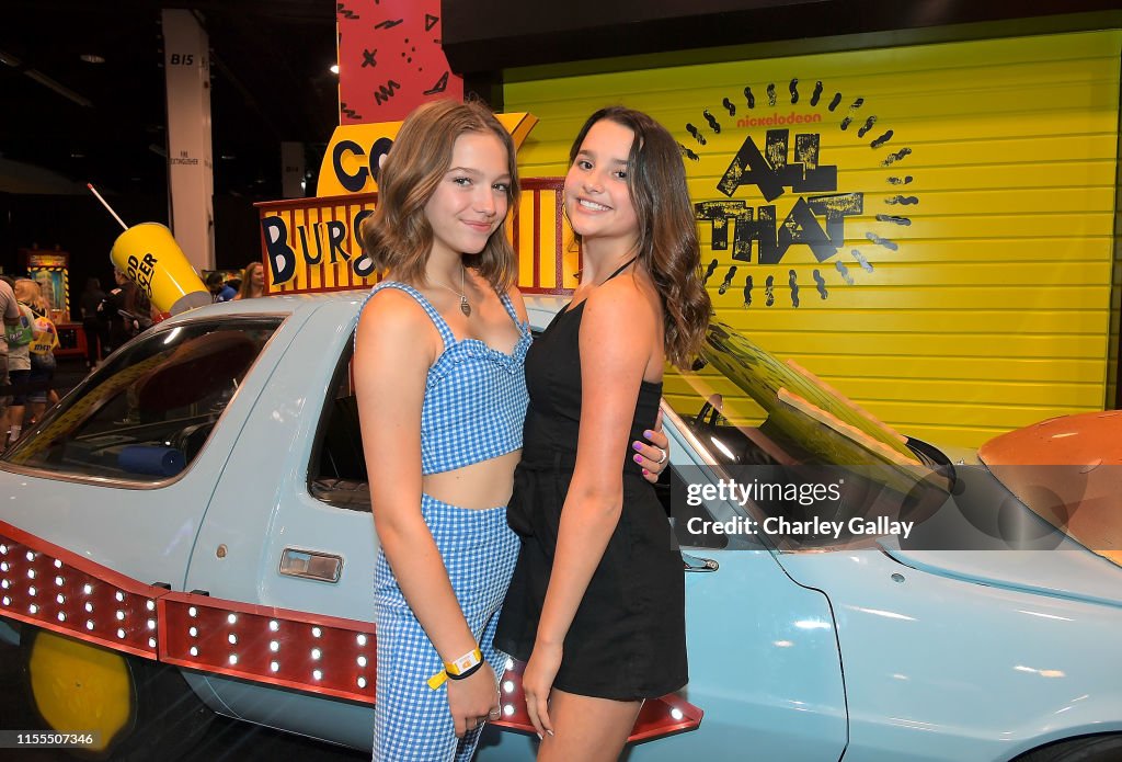 Jayden Bartels and Annie LeBlanc attend Nickelodeon at VidCon US 2019