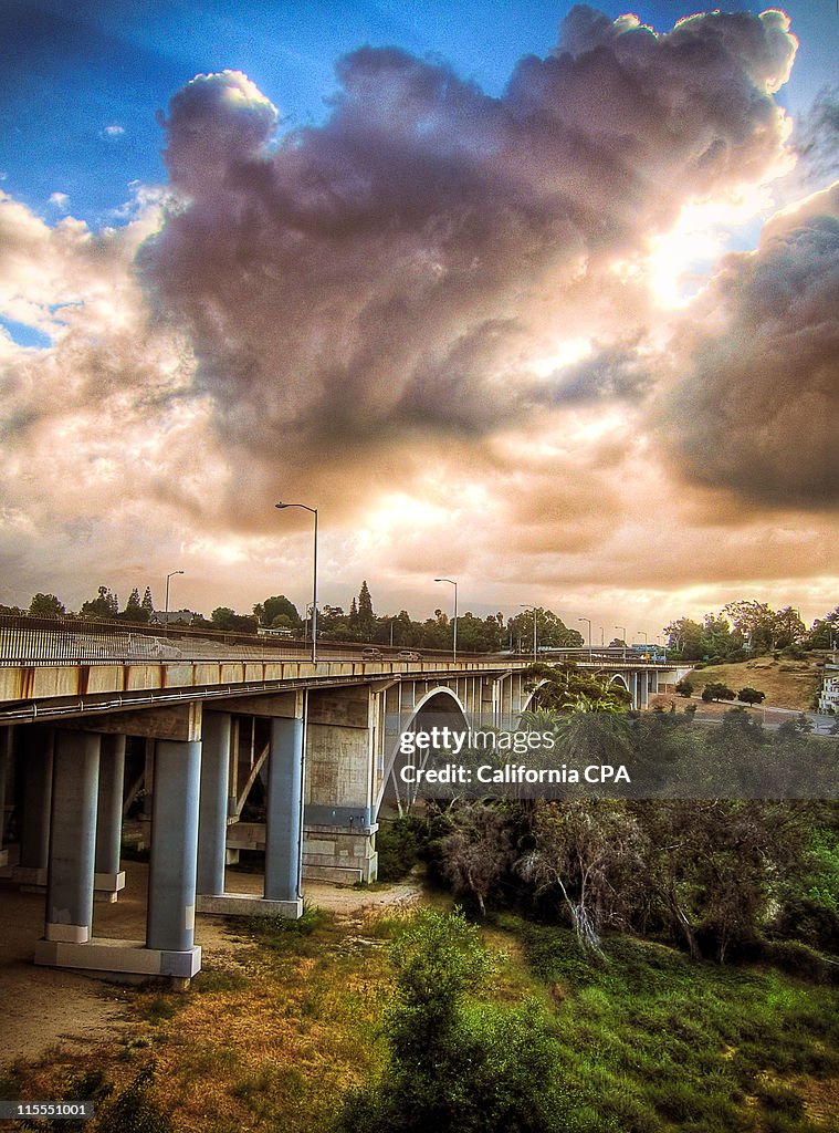 Clouds over California