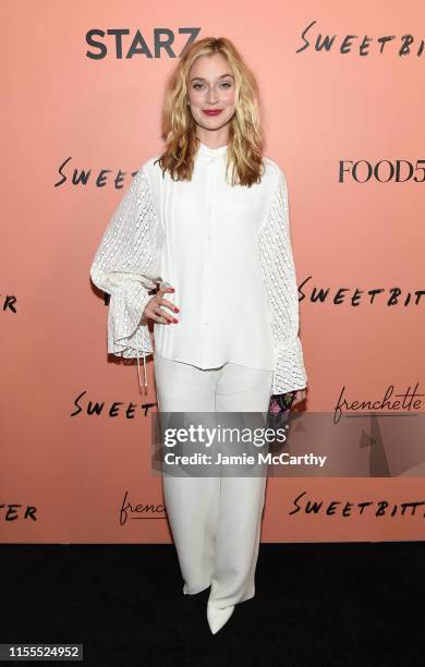 Caitlin FitzGerald attends the "Sweetbitter" Season Two NY premiere on June 12, 2019 at The Roxy Cinema in New York City.