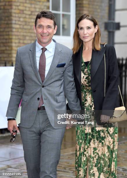 Dougray Scott and Claire Forlani attend the first annual gala dinner in recognition of Addiction Awareness Week at Phillips Gallery on June 12, 2019...