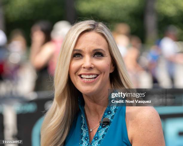 Kate Gosselin visits "Extra" at Universal Studios Hollywood on June 12, 2019 in Universal City, California.