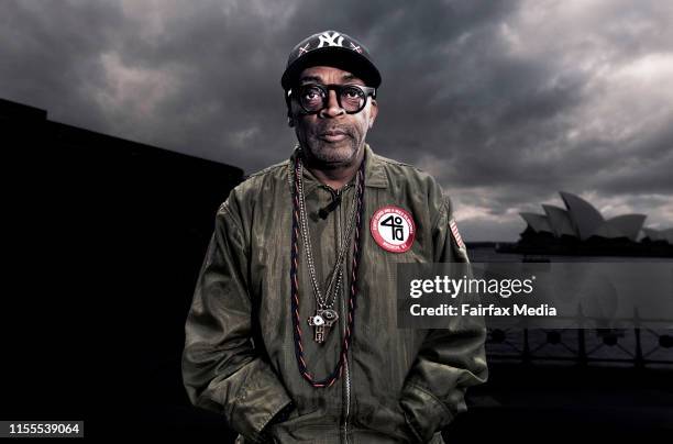 American film producer, Spike Lee, is in Sydney to speak at the Game Changer Series, which is part of the Vivid Sydney festival, June 1, 2019. Lee...
