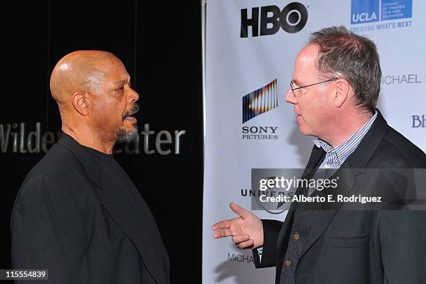 Director Carl Framklin and producer Albert Berger attend the 2011 UCLA Festival of New Creative Work-Producers Maket at Billy Wilder Theater at The...
