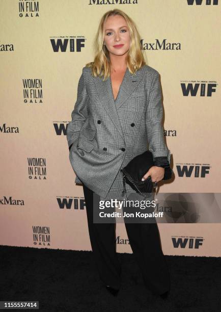 Annie Starke attends Women In Film Annual Gala 2019 Presented By Max Mara at The Beverly Hilton Hotel on June 12, 2019 in Beverly Hills, California.