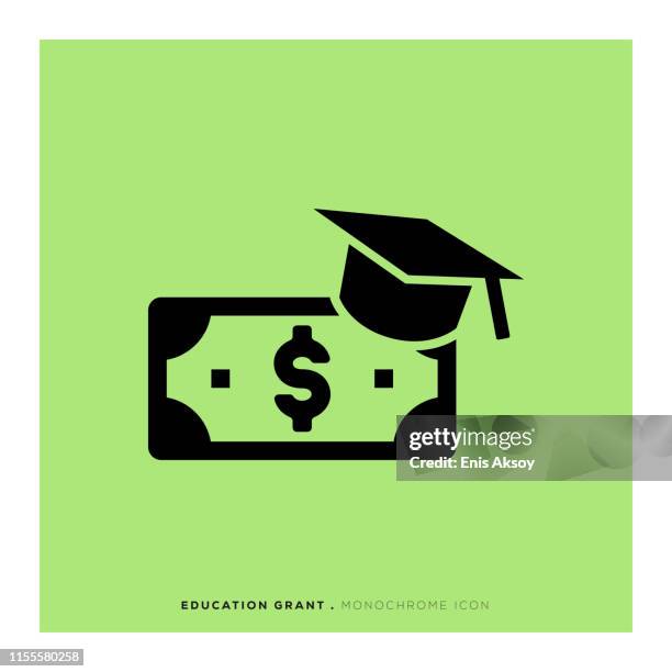 education grant icon - financial opportunity icon stock illustrations