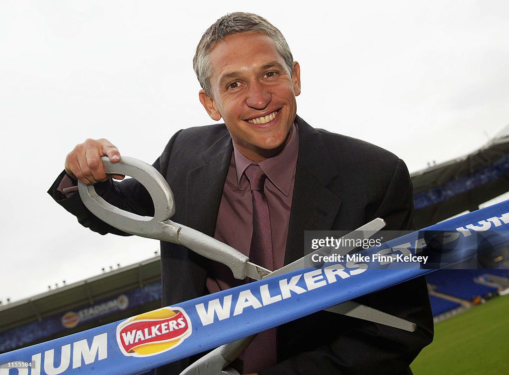 Lineker opens the Walkers Stadium