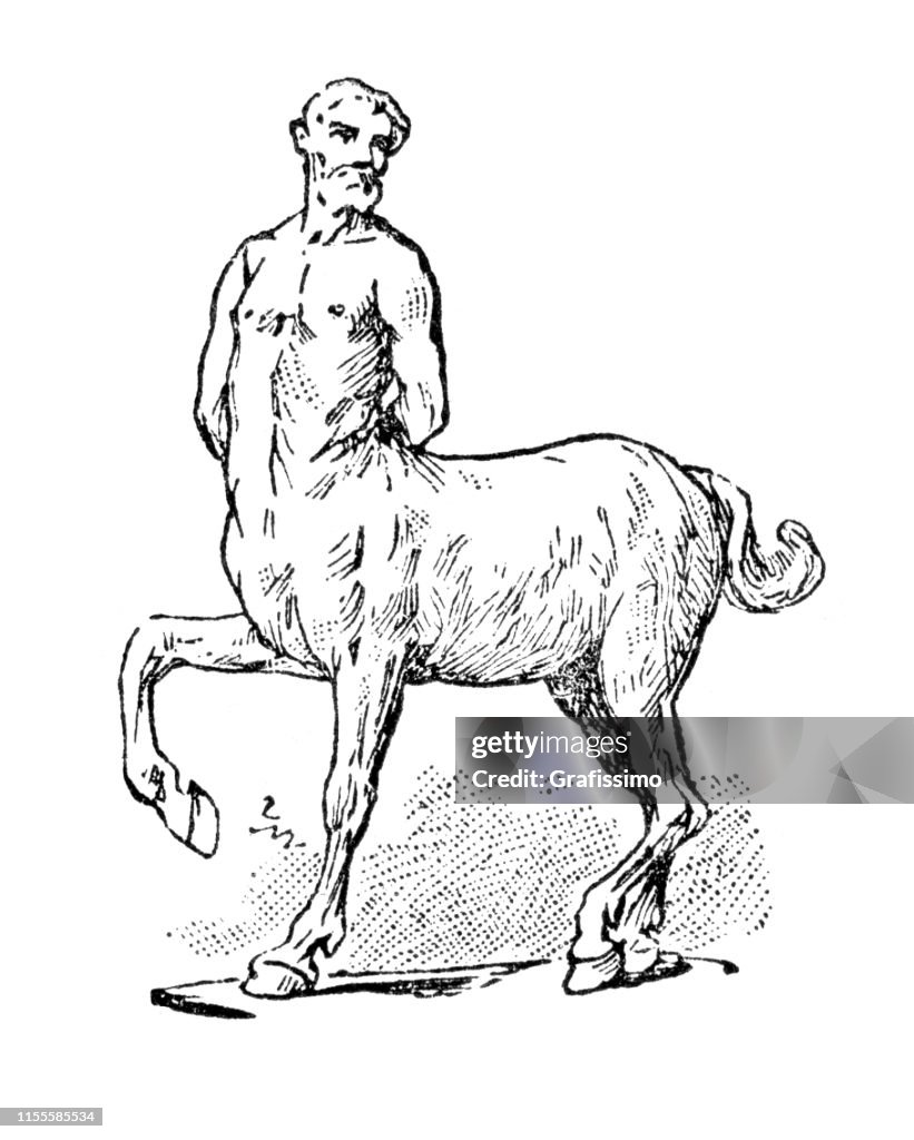 Centaur mythologische karakter illustratie 1888