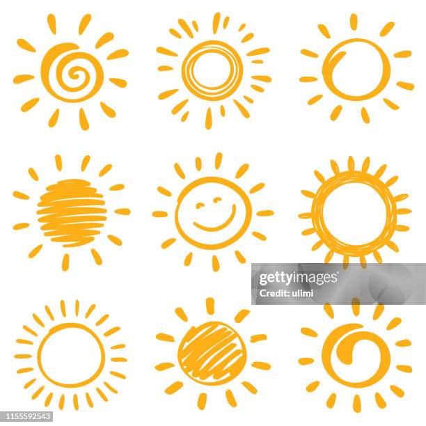 ilustraciones, imágenes clip art, dibujos animados e iconos de stock de sol - rayos de sol