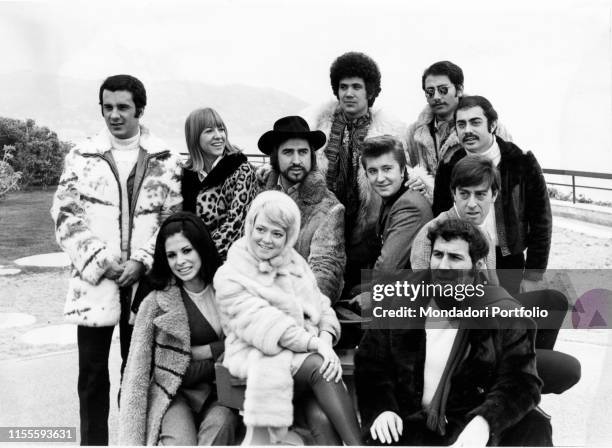 Italian singer Lucio Battisti, Italian singers Tony Del Monaco, Wilma Goich, Rosanna Fratello and Bobby Solo , Italian singer and actress Rita Pavone...