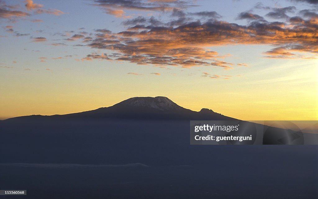 Kilimanjaro, Africas highest mountain at sunset (2)