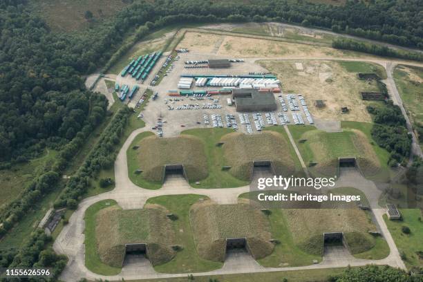 Complex, Greenham Common, West Berkshire, 2016. The site of the Ground Launched Cruise Missile Alert and Maintenance Area at Greenham Common....