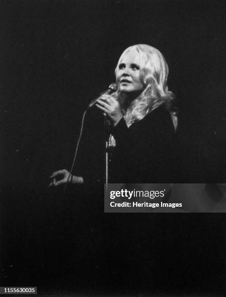 Peggy Lee, Royal Albert Hall, London, 1970. Artist Brian Foskett.