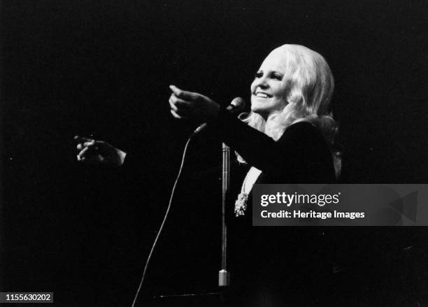 Peggy Lee, Royal Albert Hall, London, 1970. Artist Brian Foskett.