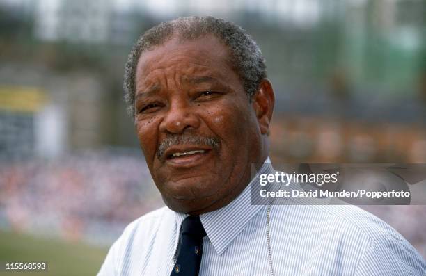 Former West Indies cricketer, Sir Everton Weekes, circa 1995.