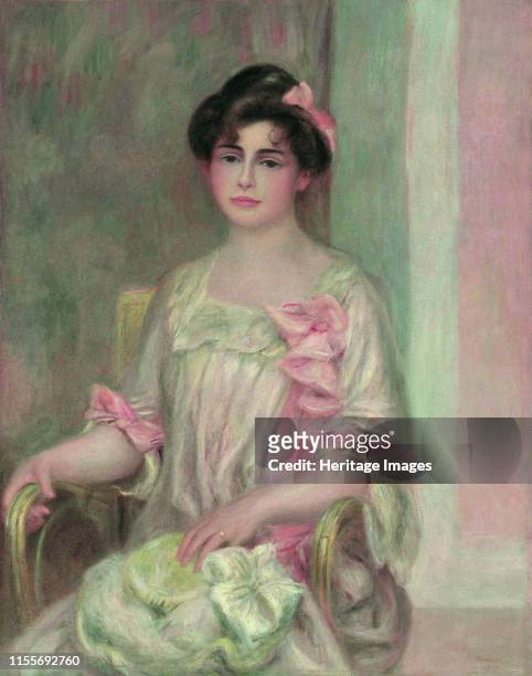 Portrait de Madame Josse Bernheim-Dauberville , 1901. Private Collection. Artist Renoir, Pierre Auguste .