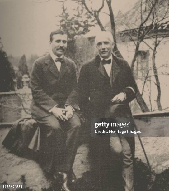 Hugo von Hofmannsthal and Richard Strauss , 1912. Private Collection. Artist Anonymous.