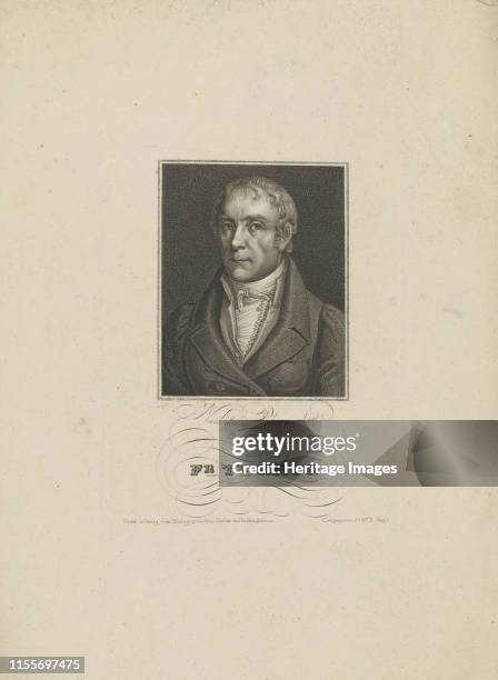 Portrait of Wilhelm Traugott Krug , 1828-1829. Private Collection. Artist Falcke, Tobias .