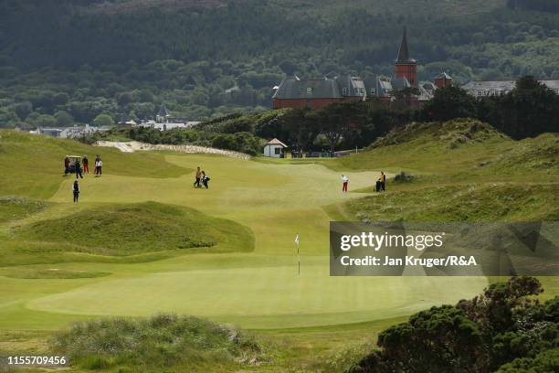 General view of play during day three of the R&A Womens Amateur Championship at Royal County Down Golf Club on June 13, 2019 in Newcastle, Northern...